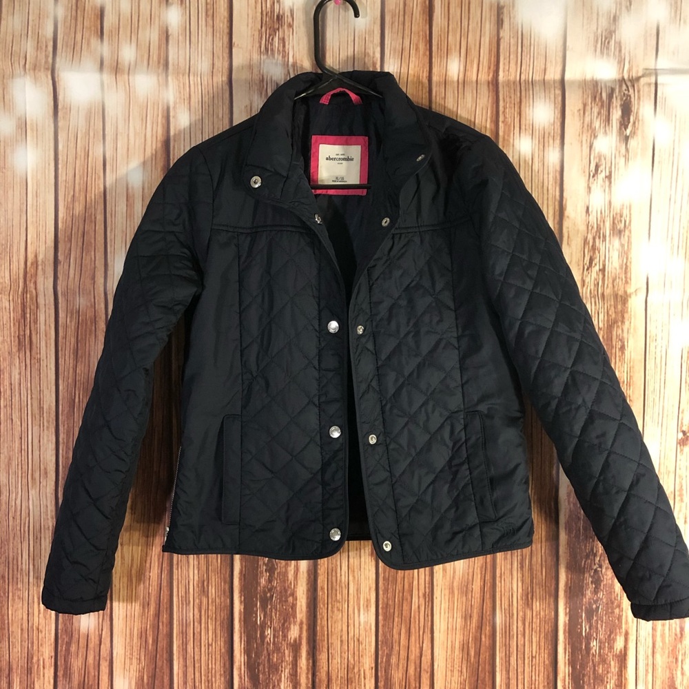 Abercrombie Girls Dk Navy short LW Puffer Coat XL
